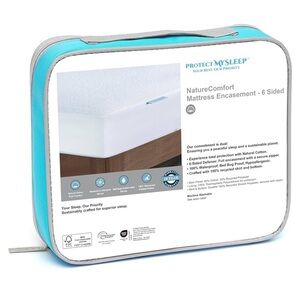 ProtectMySleep® Cotton Terry Mattress Encasement Twin Zippered Mattress Cover
